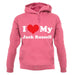 I Love My Jack Russell unisex hoodie