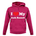 I Love My Jack Russell unisex hoodie