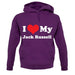 I Love My Jack Russell unisex hoodie