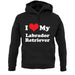 I Love My Labrador Retriever unisex hoodie