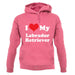 I Love My Labrador Retriever unisex hoodie