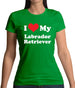 I Love My Labrador Retriever Womens T-Shirt