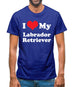 I Love My Labrador Retriever Mens T-Shirt