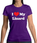 I Love My Lizard Womens T-Shirt