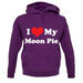 I Love My Moonpie unisex hoodie
