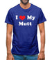 I Love My Mutt Mens T-Shirt