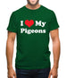 I Love My Pigeons Mens T-Shirt