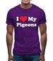 I Love My Pigeons Mens T-Shirt