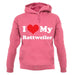 I Love My Rottweiler unisex hoodie