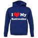 I Love My Rottweiler unisex hoodie
