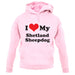 I Love My Shetland Sheepdog unisex hoodie