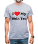 I Love My Shih Tzu Mens T-Shirt