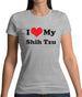 I Love My Shih Tzu Womens T-Shirt