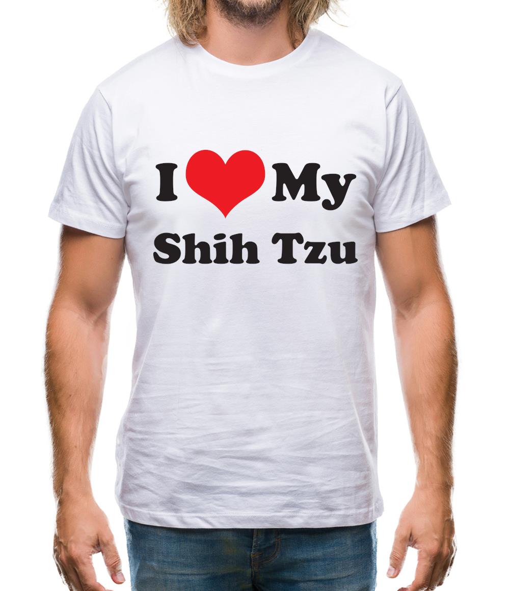 I Love My Shih Tzu Mens T-Shirt
