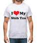 I Love My Shih Tzu Mens T-Shirt