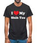 I Love My Shih Tzu Mens T-Shirt