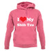 I Love My Shih Tzu unisex hoodie