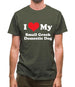 I Love My Small Greek Domestic Dog Mens T-Shirt