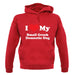 I Love My Small Greek Domestic Dog unisex hoodie