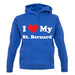 I Love My St Bernard unisex hoodie