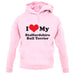 I Love My Staffordshire Bull Terrier unisex hoodie