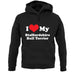 I Love My Staffordshire Bull Terrier unisex hoodie