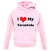 I Love My Tarantula unisex hoodie
