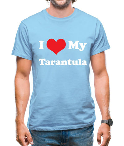 I Love My Tarantula Mens T-Shirt