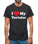 I Love My Tortoise Mens T-Shirt