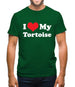 I Love My Tortoise Mens T-Shirt