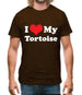 I Love My Tortoise Mens T-Shirt