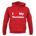 I Love My Tortoise unisex hoodie