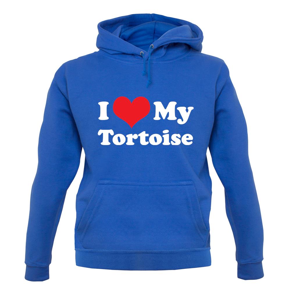 I Love My Tortoise unisex hoodie