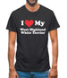 I Love My West Highland White Terrier Mens T-Shirt