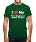 I Love My West Highland White Terrier Mens T-Shirt