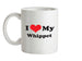 I Love My Whippet Ceramic Mug