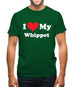 I Love My Whippet Mens T-Shirt