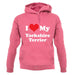 I Love My Yorkshire Terrier unisex hoodie