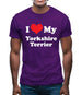 I Love My Yorkshire Terrier Mens T-Shirt