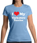 I Love My Yorkshire Terrier Womens T-Shirt