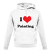 I Love Painting unisex hoodie