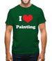 I Love Painting Mens T-Shirt