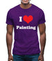 I Love Painting Mens T-Shirt