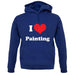 I Love Painting unisex hoodie