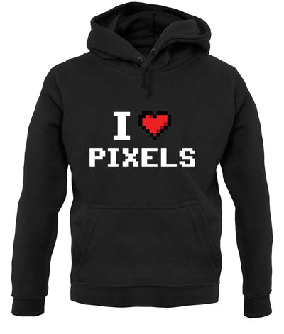 I Love Pixels unisex hoodie