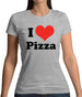 I Love Pizza Womens T-Shirt