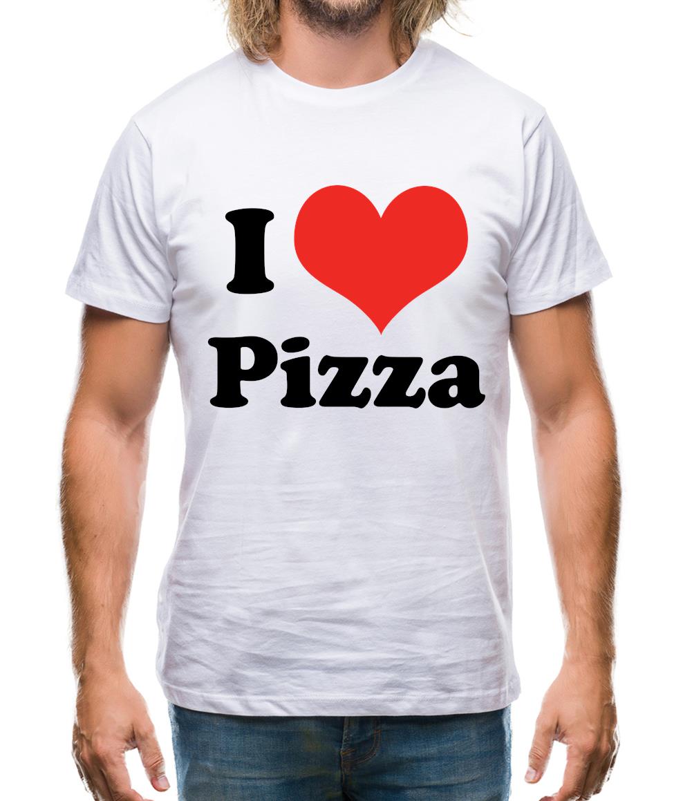 I Love Pizza Mens T-Shirt