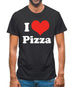 I Love Pizza Mens T-Shirt