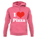 I Love Pizza unisex hoodie