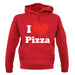 I Love Pizza unisex hoodie